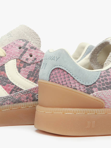 Sneakers In Leather Coolway Pink accessoires 7693402 other view 2