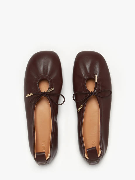 Ballerinas In Leather Alohas Brown accessoires 10030302 other view 3