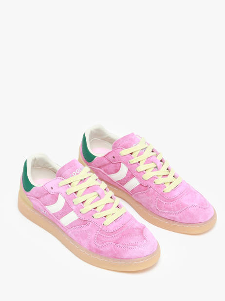 Sneakers Goal In Leather Coolway Pink accessoires 7603146