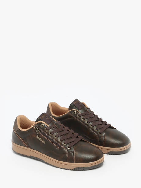 Sneakers Redskins Brown men GOBAT other view 1