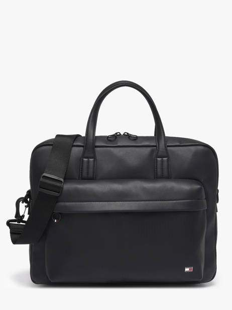 Business Bag Tommy hilfiger Black th flag AM13989