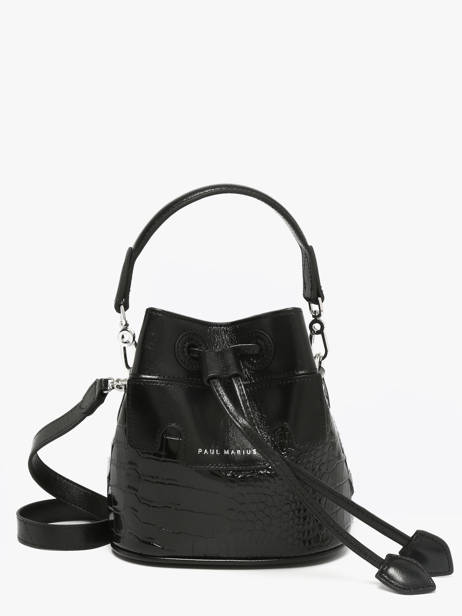 Crossbody Bag Croco Vernis Paul marius Black croco vernis CAPUXCRV