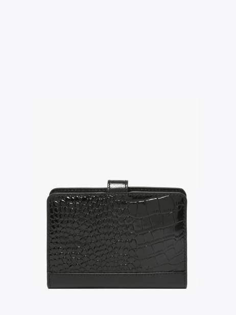 Wallet Leather Paul marius Black croco vernis JEANNCRV other view 2