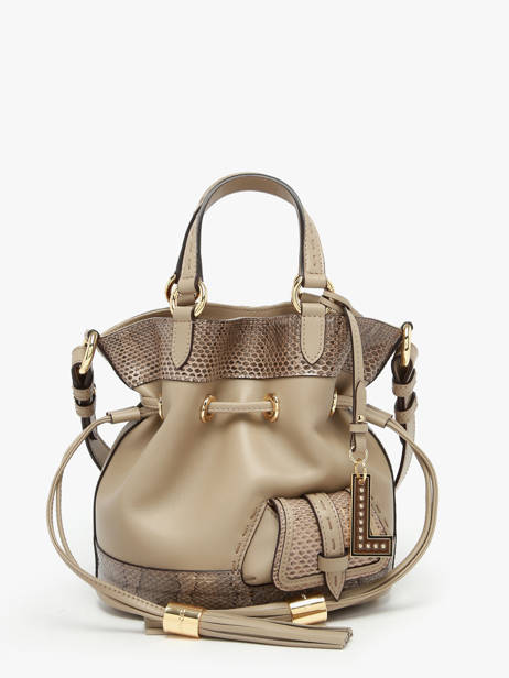 Crossbody Bag Premier Flirt Leather Lancel Beige premier flirt A14014