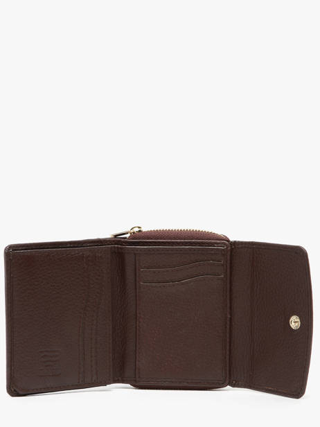 Portefeuille Caviar Cuir Crinkles Marron caviar 14201 vue secondaire 1