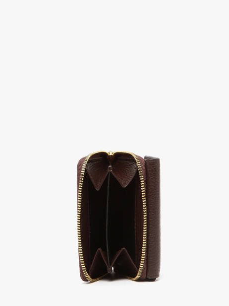 Portefeuille Caviar Cuir Crinkles Marron caviar 14201 vue secondaire 3