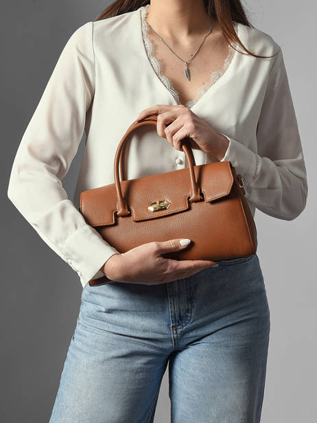 Sac Porté Main Milano Cosmos Cuir Lancaster Marron milano cosmos 78 vue secondaire 1