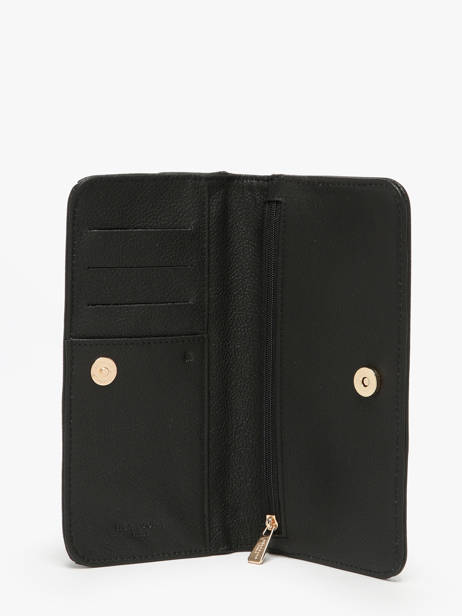 Sac Pochette Luna Cuir Avec Chaînette Amovible Hexagona Noir luna 688422 vue secondaire 3