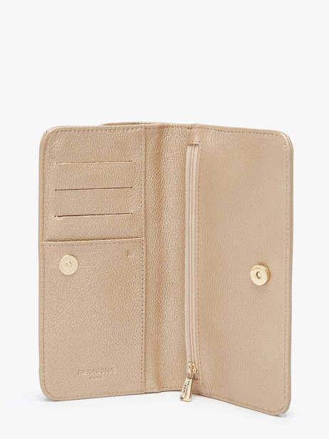 Sac Pochette Luna Cuir Avec Chaînette Amovible Hexagona Or luna 688422 vue secondaire 3