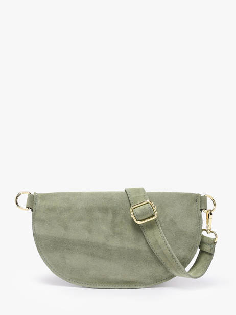 Sac Banane Milano Vert velvet VE25111 vue secondaire 4