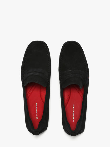 Mocassins En Cuir Tommy hilfiger Bleu men 5789DW5 vue secondaire 3