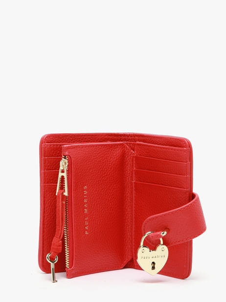 Portefeuille Valentine Fusion Cuir Paul marius Rouge fusion VALENFUS vue secondaire 2