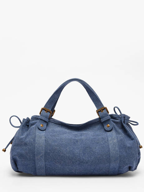 Sac Porté épaule Canvas Coton Gerard darel Bleu canvas D489 vue secondaire 4