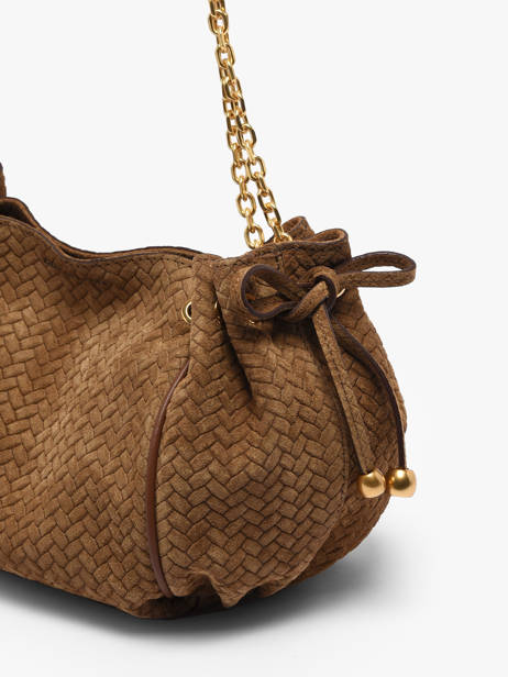 Sac Porté épaule Studio Cuir Gerard darel Marron studio D477 vue secondaire 5