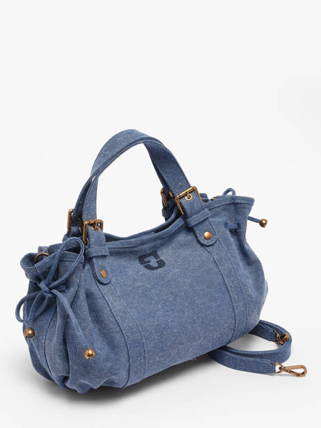 Sac Bandoulière Canvas Coton Gerard darel Bleu canvas D489 vue secondaire 2