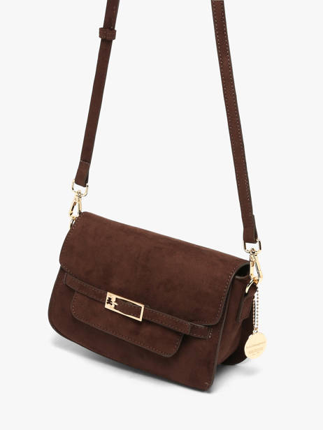 Sac Bandoulière Buckle Lulu castagnette Beige buckle D vue secondaire 1