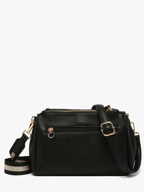 Sac Bandoulière Soft Lulu castagnette Noir soft 2 vue secondaire 3
