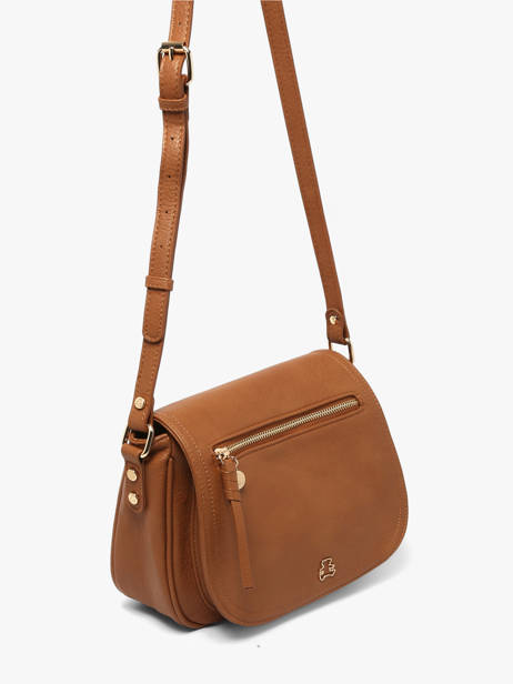 Sac Bandoulière Zip Lulu castagnette Marron zip 2 vue secondaire 1