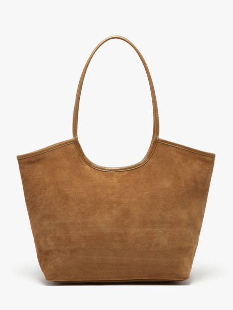 Sac Porté épaule Milan Cuir Daim Nat et nin Marron vintage MILAN vue secondaire 3