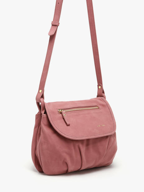 Sac Bandoulière Jen Cuir Nat et nin Rose vintage JEN vue secondaire 1