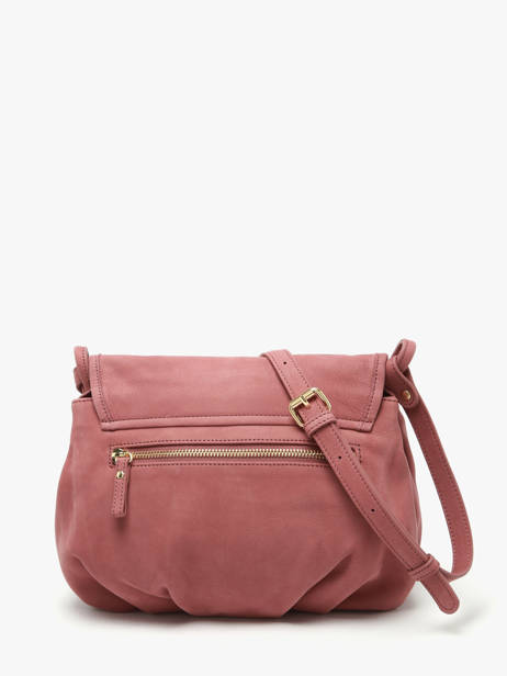 Sac Bandoulière Jen Cuir Nat et nin Rose vintage JEN vue secondaire 3