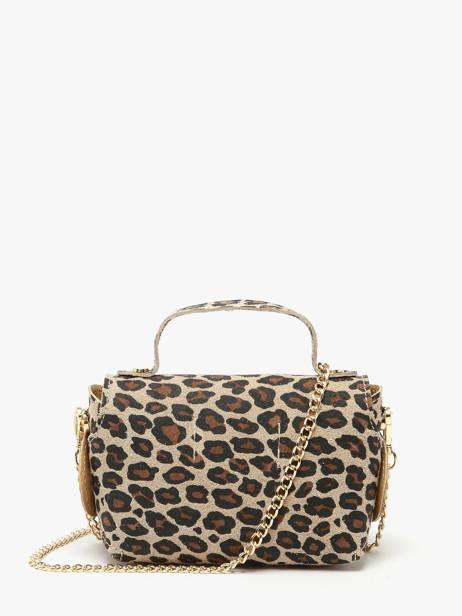 Sac Bandoulière Velvet Leopardo Milano Beige velvet leopardo VL24117 vue secondaire 3