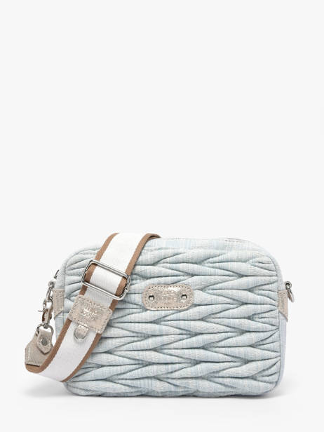 Sac Bandoulière Jn3 Coton Mila louise Bleu jn3 16081JN3