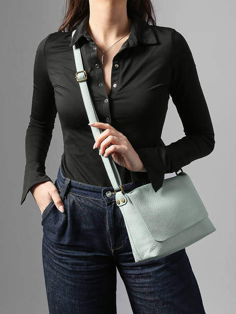 Sac Bandoulière Soft Miniprix Bleu soft MD5239 vue secondaire 1