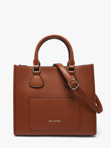 Sac Porté Main Clarence Ted lapidus Marron clarence AV51101 vue secondaire 3