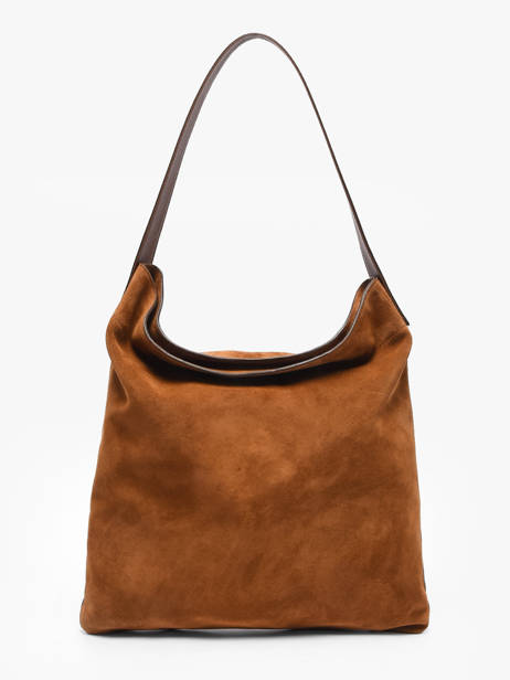 Sac Porté épaule Folk Lady Cuir Gerard darel Marron folk lady DDS72407 vue secondaire 3