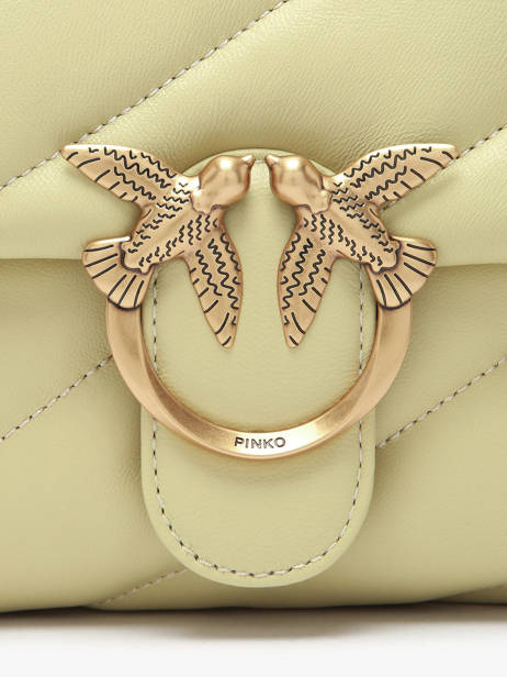 Sac Bandoulière Love Bag Puff  Pinko Vert love bag puff A0F2 vue secondaire 2
