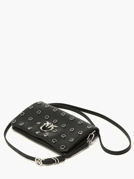 Sac Bandoulière Love Bag Soft Cuir Pinko Noir love bag soft 6023A39A vue secondaire 1