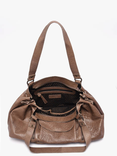 Shoulder Bag Pihanna Leather Pieces Brown pihanna 17076422 other view 3