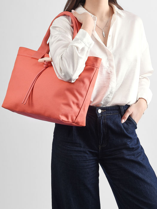 Longchamp Le roseau toile Sacs porté main Rose