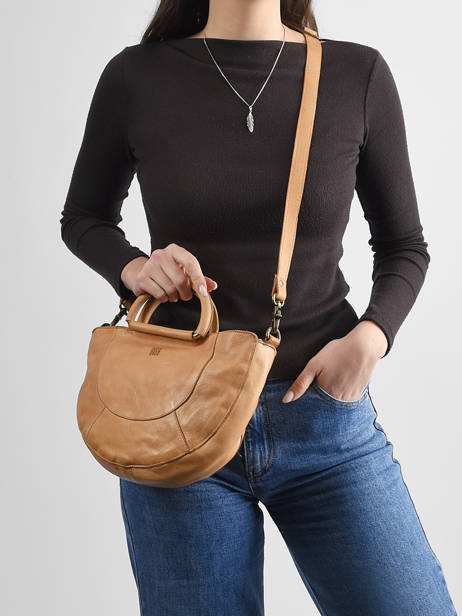 Sac Bandoulière Heritage Cuir Biba Jaune heritage MIB1L vue secondaire 1