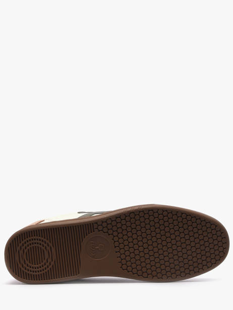 Sneakers En Cuir Faguo Beige men 26CG3202 vue secondaire 4