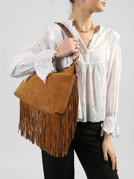 Shoulder Bag Jess Leather Vanessa bruno Brown jess 32V40916 other view 1