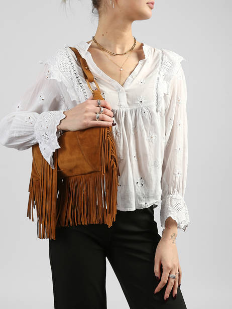 Shoulder Bag Mathilde Leather Vanessa bruno Brown mathilde 12V40922 other view 1