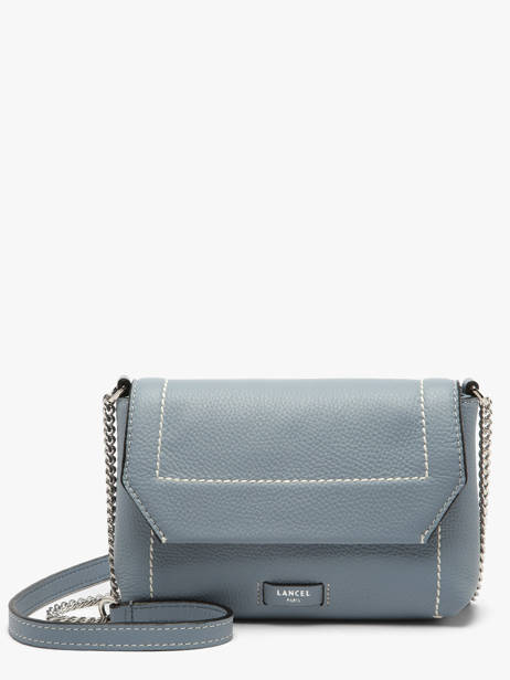 Leather Ninon Soft Crossbody Bag Lancel Blue ninon A14030