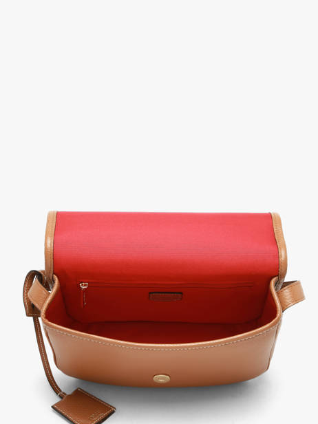 Medium Leather Victoire Crossbody Bag Lancel Brown victoire A13992 other view 4