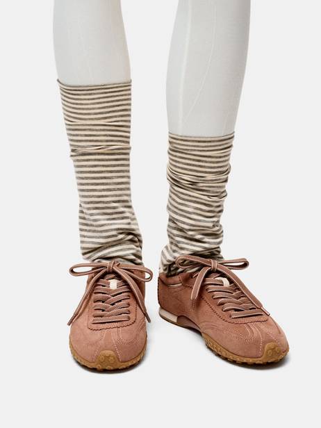 Sneakers In Leather Hoff Brown women 22561023 other view 1