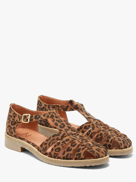 Sandals In Leather We do Brown women 45255A46 other view 1