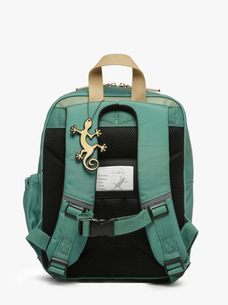1 Compartment Backpack Cameleon Green vintage fantasy PBVGSD33 other view 4