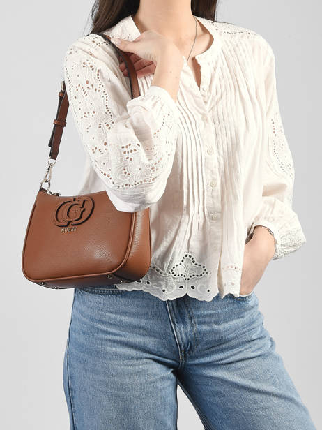 Shoulder Bag Isola Polyurethane Guess Brown isola BG990518 other view 1