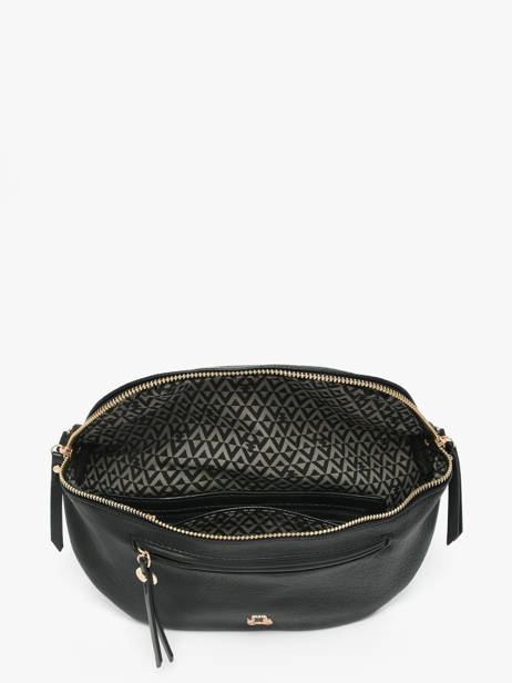Sac Banane Lulu castagnette Noir zip YSALINE2 vue secondaire 2