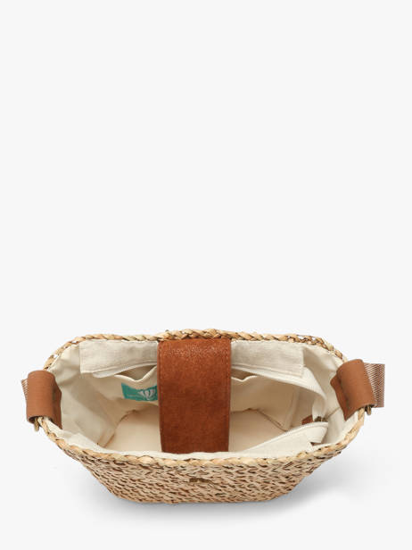Shoulder Bag Estival Raphia Le voyage en panier Brown estival PM944 other view 2