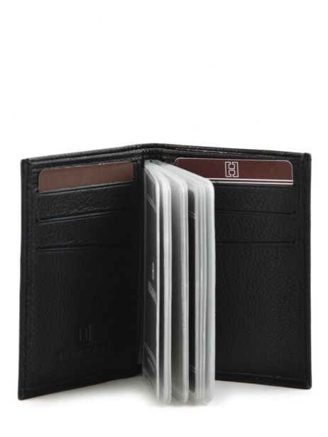 Card Holder Leather Hexagona Black confort 461007 other view 1