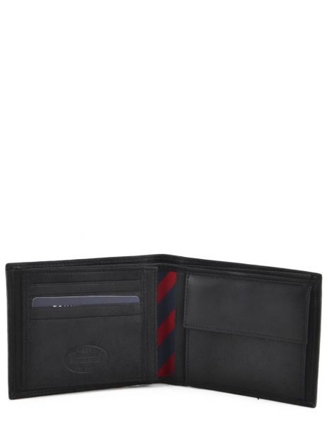 Portefeuille Cuir Tommy hilfiger Noir johnson AM00665 vue secondaire 3