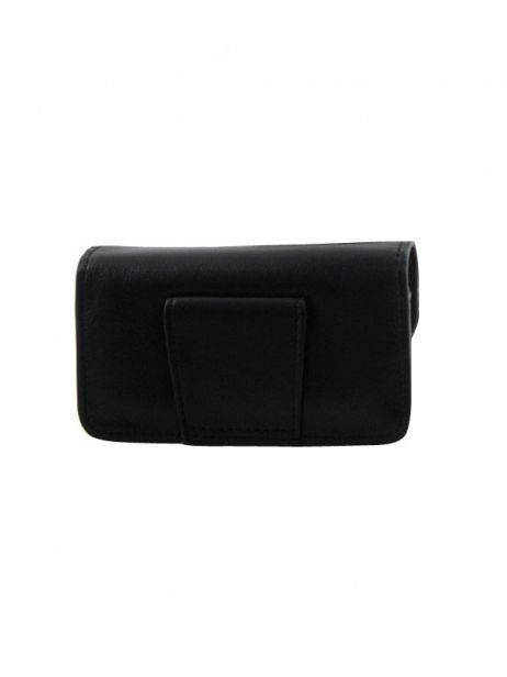 Etui Téléphone Cuir Francinel Noir palerme 01149 vue secondaire 2