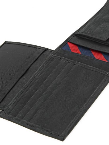 Wallet Leather Tommy hilfiger Black johnson AM00660 other view 1